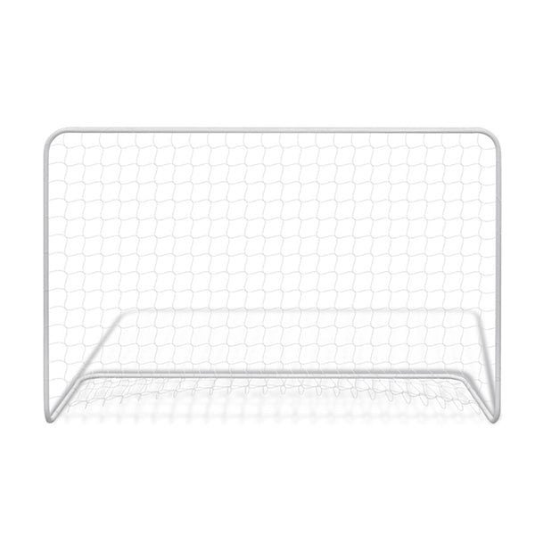 Football Goal With Net 182X61X122 Cm Steel White Carousel 2