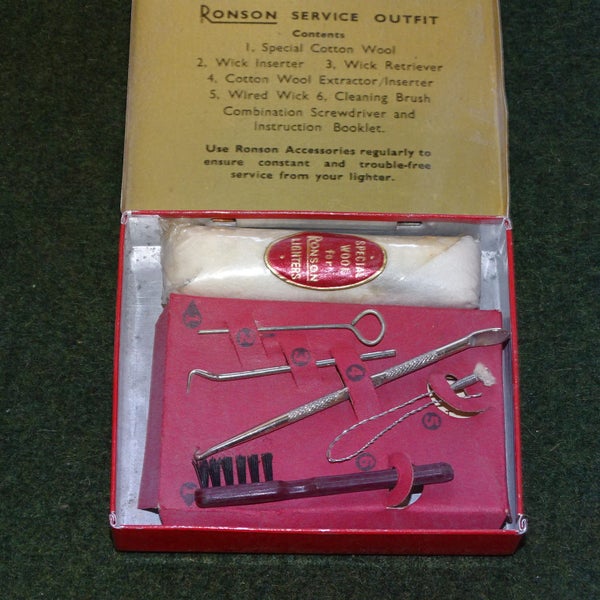 Vintage Ronson Service Outfit For Cigarette Lighters Carousel 1