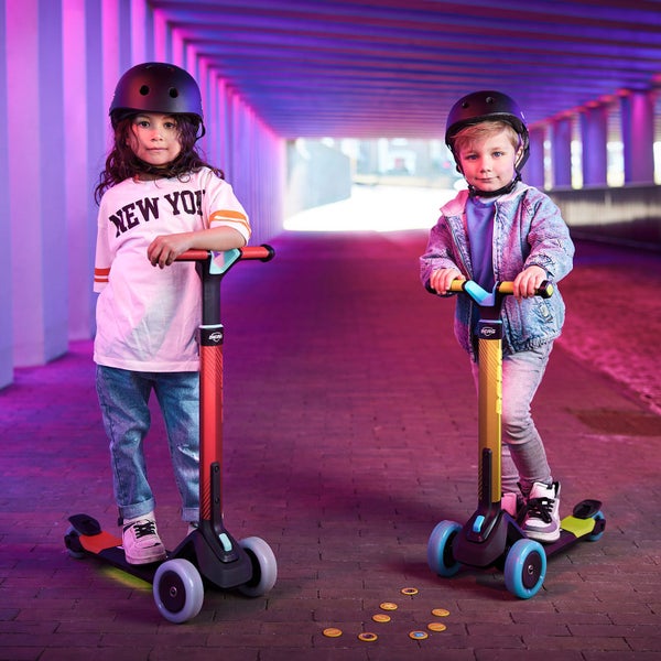 Berg Nexo Foldable Kids Children's Ride On Push Scooter With LED Wheels Red 2y+ Carousel 2