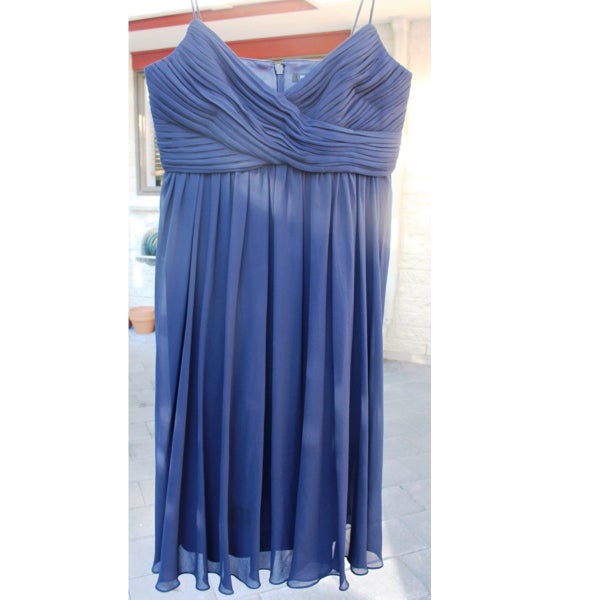 NAVY “FOREVER” EVENING / WEDDING / RACES DRESS – (BRAND NEW) Carousel 1