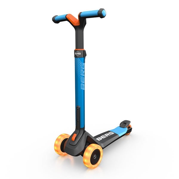 Berg Nexo Foldable Kids Children's Ride On Push Scooter With LED Wheels Red 2y+ Carousel 7