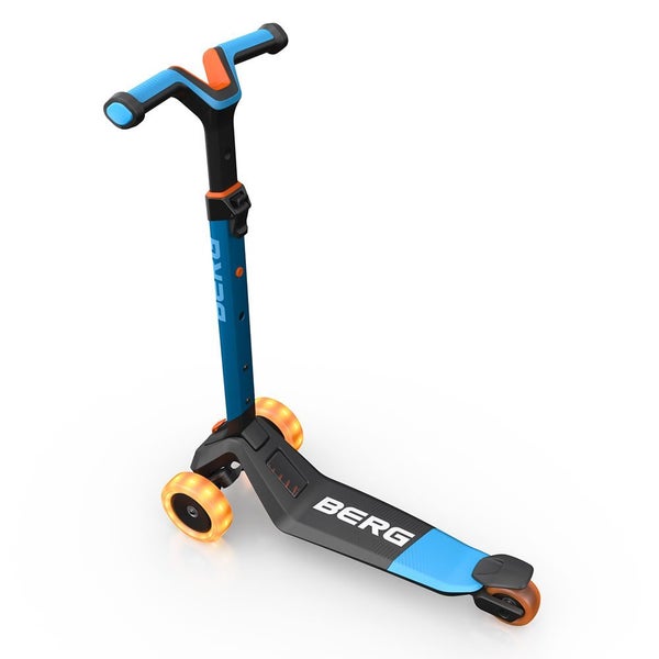 Berg Nexo Foldable Kids Children's Ride On Push Scooter With LED Wheels BLUE 2y+ Carousel 2