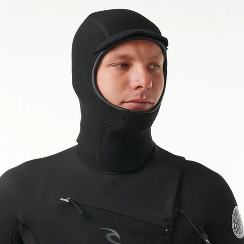RIP CURL WETSUITS 2025 FLASHBOMB FUSION 3MM GB HOOD BLACK Carousel 1