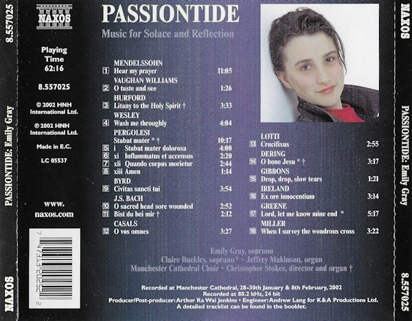 Emily Gray , Christopher Stokes – Passiontide - Music For Solace And Reflection Carousel 2