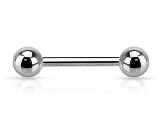 316L Surgical Steel Barbell 14g. 8 sizes available. Carousel 1