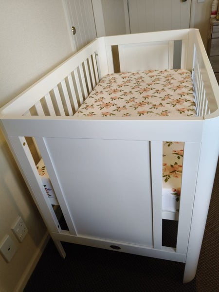 ALPHA Wooden Drop Side Cot/Toddler Bed with mattress- RRP $590 Carousel 2