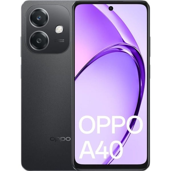 OPPO A40 4G (2024) Dual SIM Smartphone( 6GB+128GB)- White/Black + AFTERPAY Carousel 1