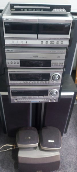 Aiwa Stereo System with Surround Carousel 4