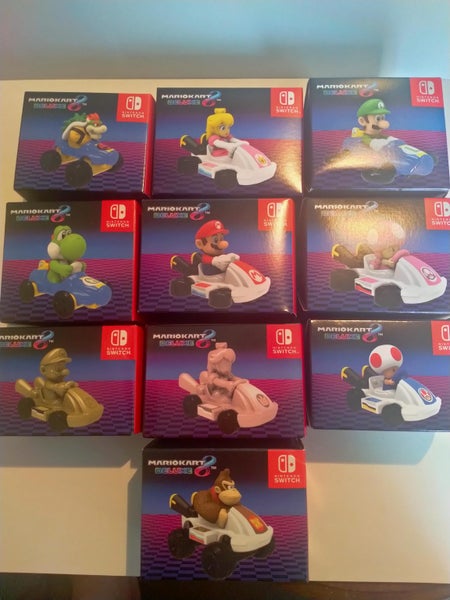 McDonalds Nintendo Switch MarioKart Deluxe set of 10 Happy Meal Toys Carousel 1