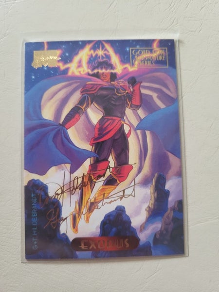 Marvel Masterpieces 1994 Signature - Exodus Carousel 1