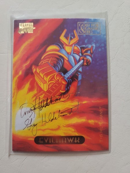 Marvel Masterpieces 1994 Signature - Evilhawk Carousel 1