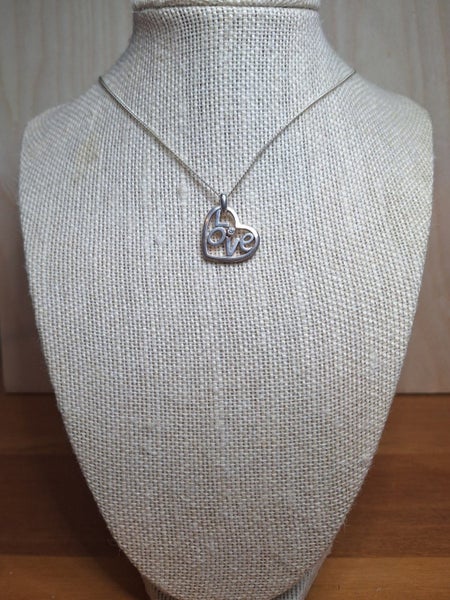 Jewellery Clearance - Fun Sterling Silver "Love" Pendant & Chain Carousel 2