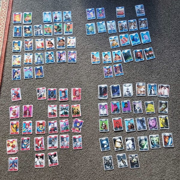330 x Woolworths / Countdown cards Disney, Pixar, Marvel, Star Wars 2024 Carousel 1