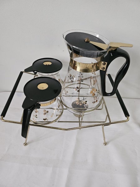 MID CENTURY PYREX COFFEE/TEA SET Carousel 1