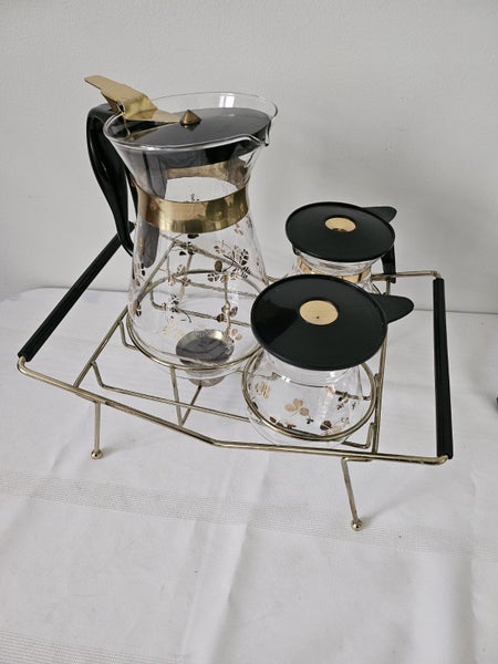MID CENTURY PYREX COFFEE/TEA SET Carousel 2