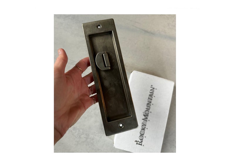 6 x Recessed flush sliding door pull Carousel 2