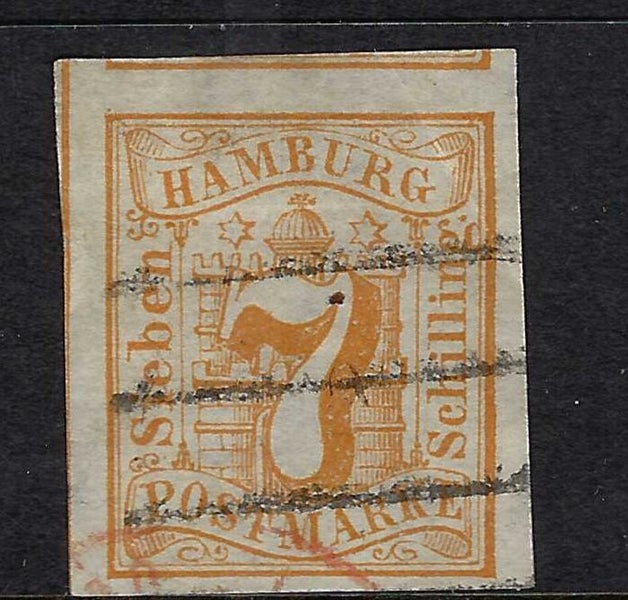 $1 Reserve!! Classic Hamburg 7 Schilling used Carousel 1
