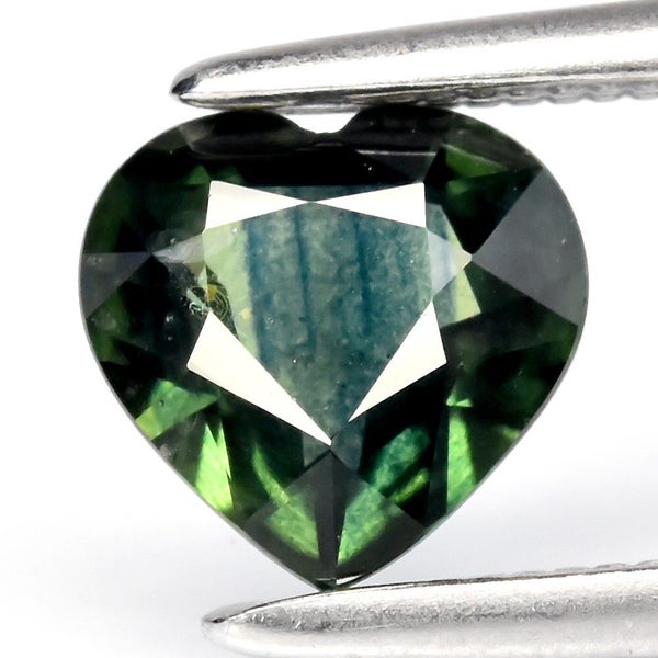 $1 RES * Buy Now $1,299.00 * 0.78ct AUSTRALIAN Heart Sapphire Loose Gemstone Carousel 1