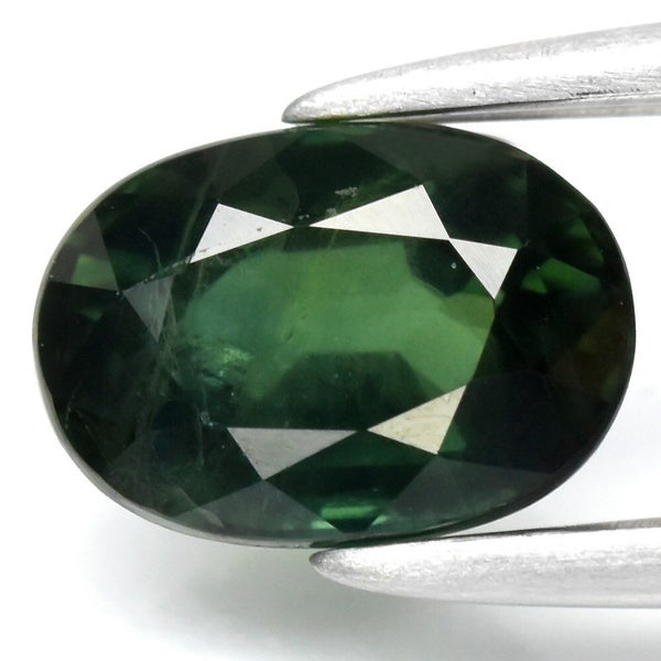 $1 RES * Buy Now $1,399.00 * 0.89ct Green Oval Sapphire Loose Gemstone Carousel 1