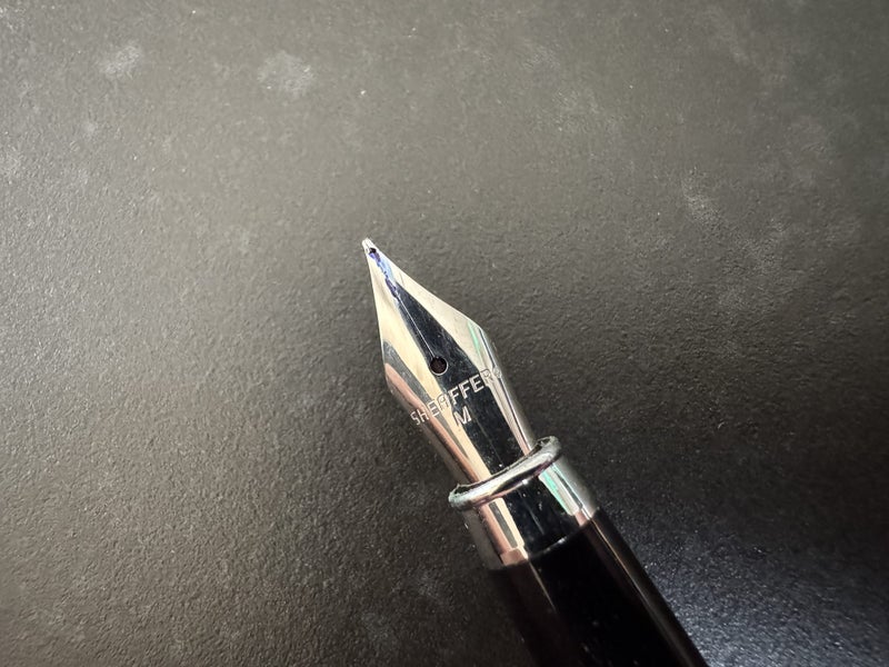 Sheaffer VFM Fountain Pen - Silver With Chrome Trim - Excellent Condition in Box Carousel 5