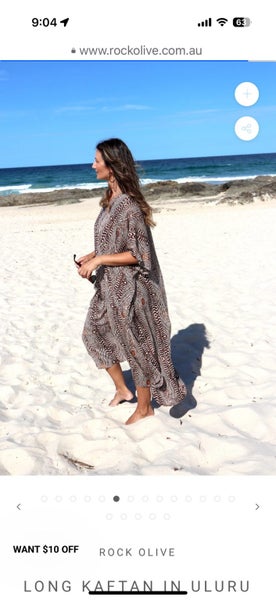 Rock Olive kaftan (one size fits all) Carousel 1
