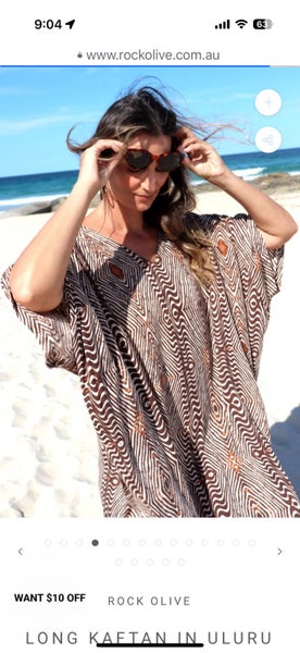 Rock Olive kaftan (one size fits all) Carousel 2