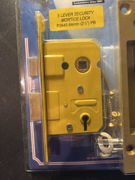 LEGGE 5 LEVER SECURITY LOCK FRENCH DOORS ? UNOPENED MADE IN UK 2 KEYS Carousel 2