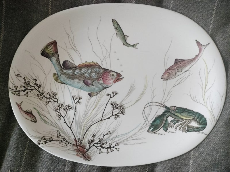Johnson Bros FISH Platter LARGE! Carousel 1