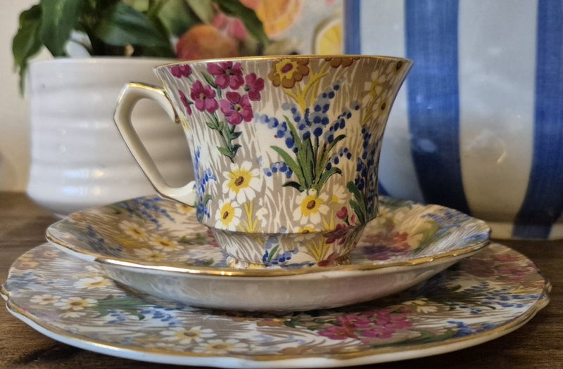 ROYAL WINTON Marguerite Chintz Trio62863856210819112