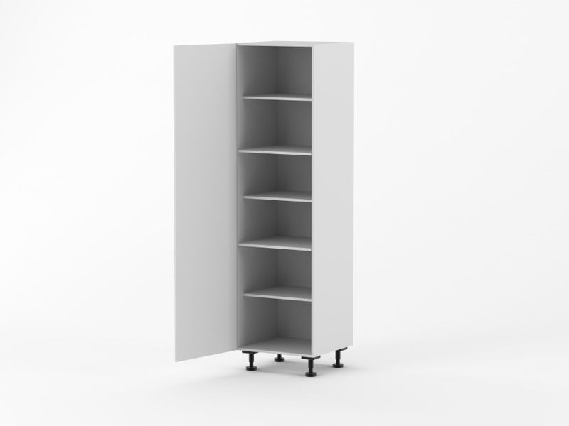 Kitchen Pantry 600mm wide Milan satin white Carousel 2