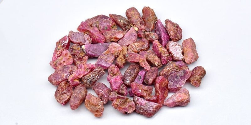 96.51ct 43pcs Lot Rough Purple Red Ruby - Unheated, Tanzania Gems Carousel 2