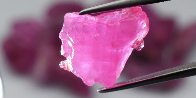 87.58ct 17pcs Lot Rough Pinkish Red Ruby - Heated, Tanzania Gems Carousel 3