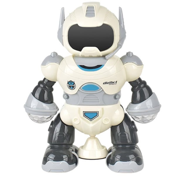 Smart Sound And Light Mechanical Robot Toy In Blue With Interactive Features Carousel 1