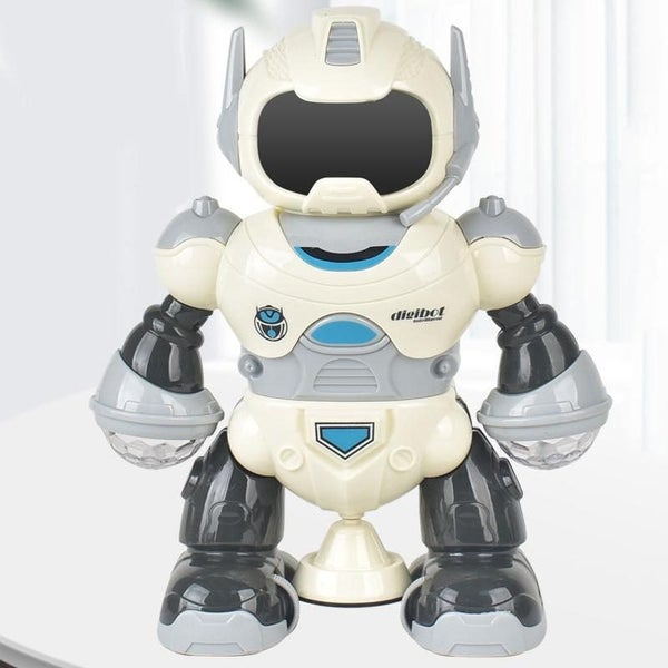 Smart Sound And Light Mechanical Robot Toy In Blue With Interactive Features Carousel 2