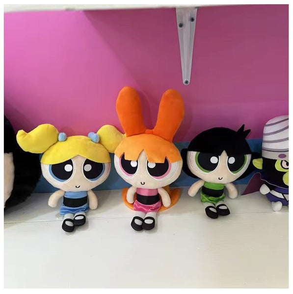 The Powerpuff Girls Plush Toy Doll Cartoon Network Girls Stuffed Doll Kids Gifts Carousel 1