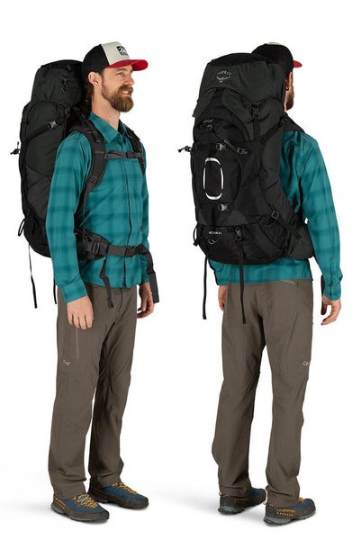 Osprey Aether 65 Large/Extra Large Men's Mountaineering Backpack Black Carousel 4