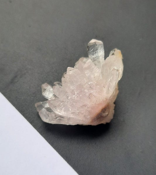 $1res- Pale pink quartz flower cluster Carousel 4