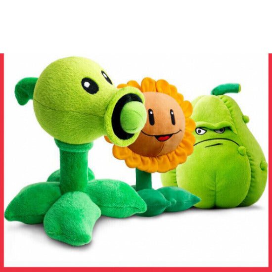 30cm Plants VS Zombies Peashooter SunFlower Snow Pea Plush Toy Soft Stuffed Doll Carousel 1