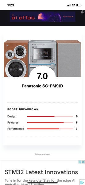 Panasonic DVD Stereo System Carousel 11