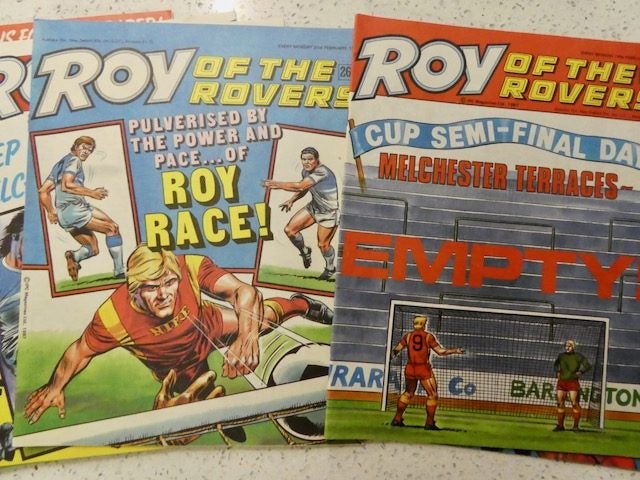 bulk lot - 7x Roy of the Rovers comics 1987 - consecutive issues Carousel 2