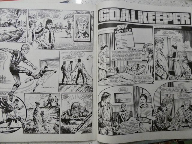 bulk lot - 7x Roy of the Rovers comics 1987 - consecutive issues Carousel 6