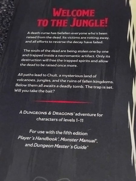 Dungeons and Dragons Tomb of Annihilation Campaign Book (w/ map) Carousel 13
