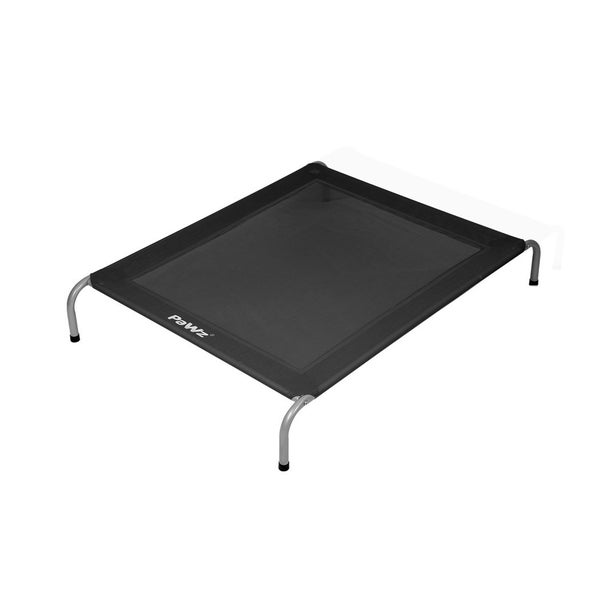 Pawz Elevated Trampoline Pet Bed Dog Puppy Raised Heavy Duty Medium Black Carousel 1