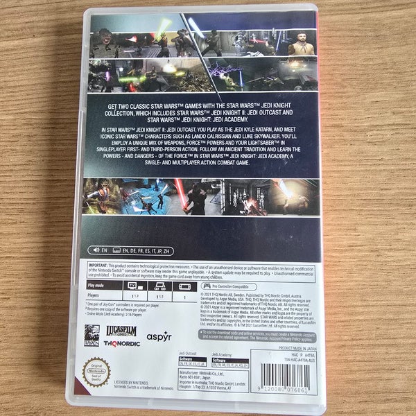 Nintendo Switch Jedi Knight Collection Game Carousel 2