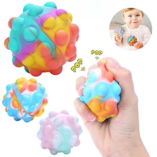 2pcs 3D For Autistic Kids Sensory Toys Pop on it Bubbles Popper Stress Fidget... Carousel 1