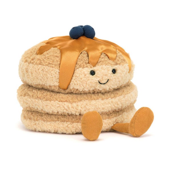 Jellycat - Amuseables Fran Pancakes - Plush Toy - 24cm 9.45" New Carousel 1