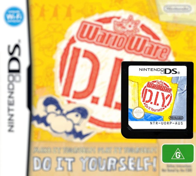 WARIOWARE D.I.Y. Do It Yourself (Wario Ware) DS GAME INSIDE EB CASE Carousel 1