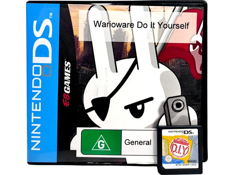 WARIOWARE D.I.Y. Do It Yourself (Wario Ware) DS GAME INSIDE EB CASE Carousel 2