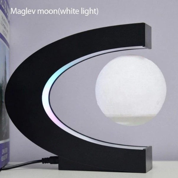 Magnetic Levitation Moon with LED Light Carousel 1