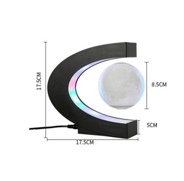 Magnetic Levitation Moon with LED Light Carousel 5